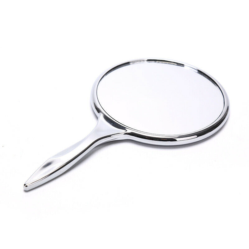 Portable Makeup Mirror Solid Color Metal Round Case Double Side Pocket Mi.l8
