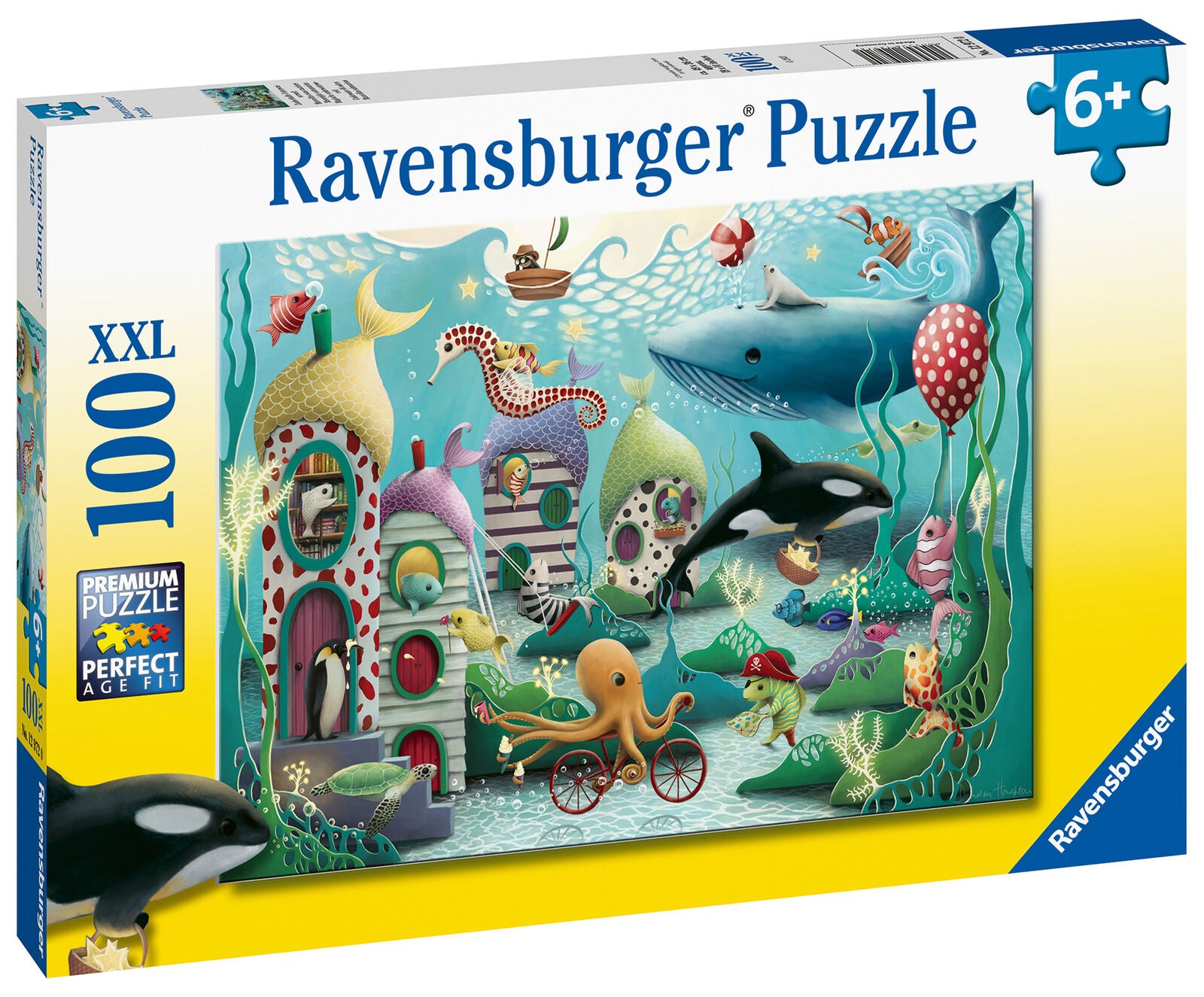 12972 Ravensburger Underwater Wonders XXL 100pc Jigsaw Puzzle Children Kids 6yr+
