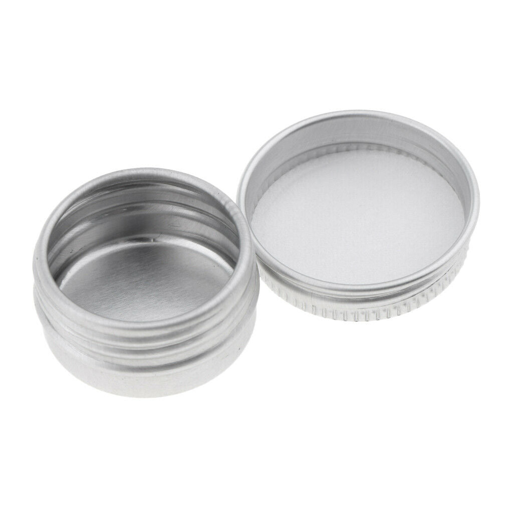Aluminum Tin Jars,20 Packs 5g 15g Round Aluminum Tin Cans Screw Top Tins