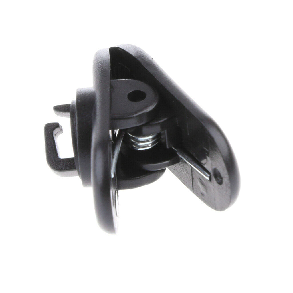 Pieces Earphone Headphone Lavalier Mic Cable Wire Lapel Clip holder Black
