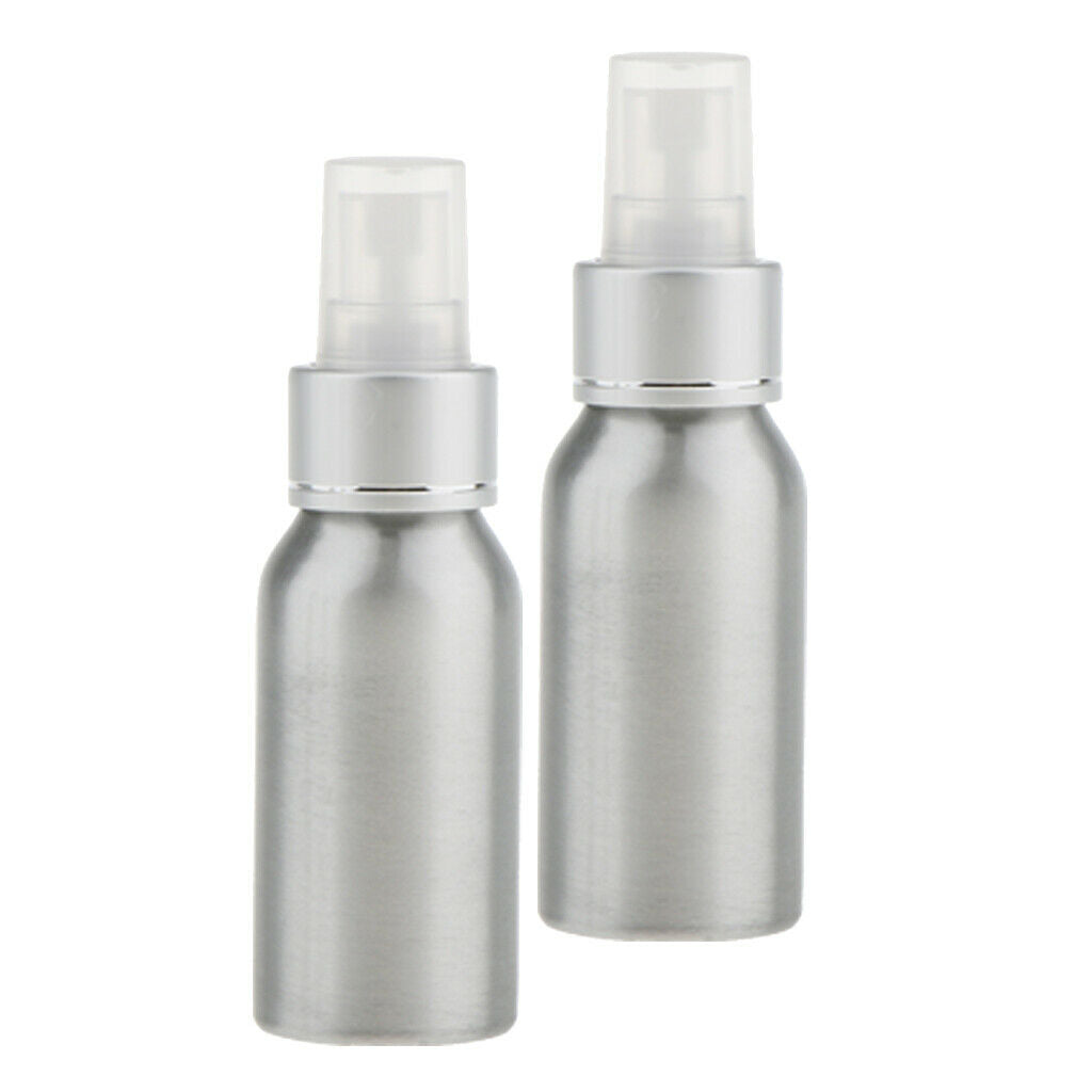 4Pcs 50/120ml Clear Empty Spray Bottle Travel Perfume Atomizer Fine Mist Sprayer