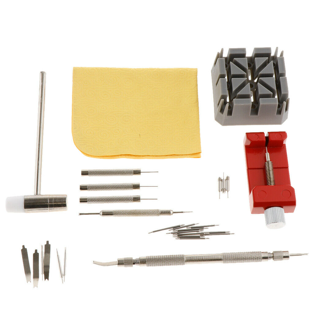10 Stes Watch Band Strap Link Pins Remover Repair Tools for Watchmaker