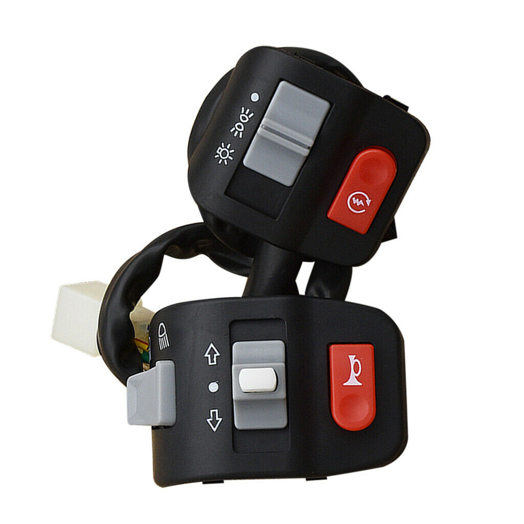 Universal Motorcycle Handlebar Horn Turn Signal Light Control Switch for Yamaha
