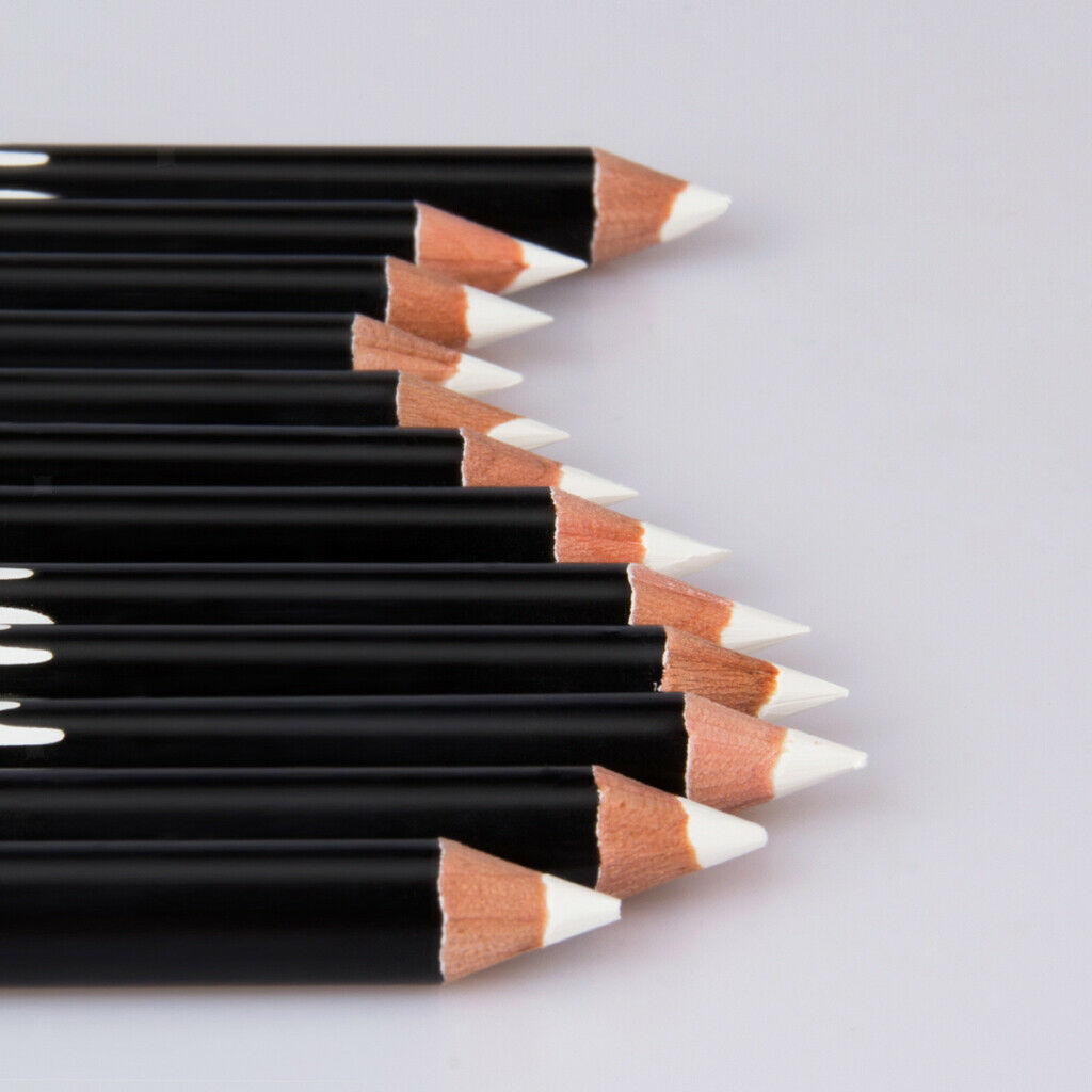 12 Packs Waterproof Long Lasting Professional Smooth Eyeliner Pencil Pen