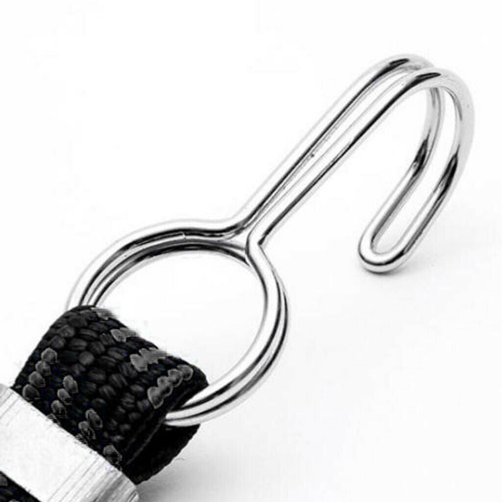 2X Stretch Elastic Bikes Luggage Hanging Rope Belts Strap with Hook Black 1m