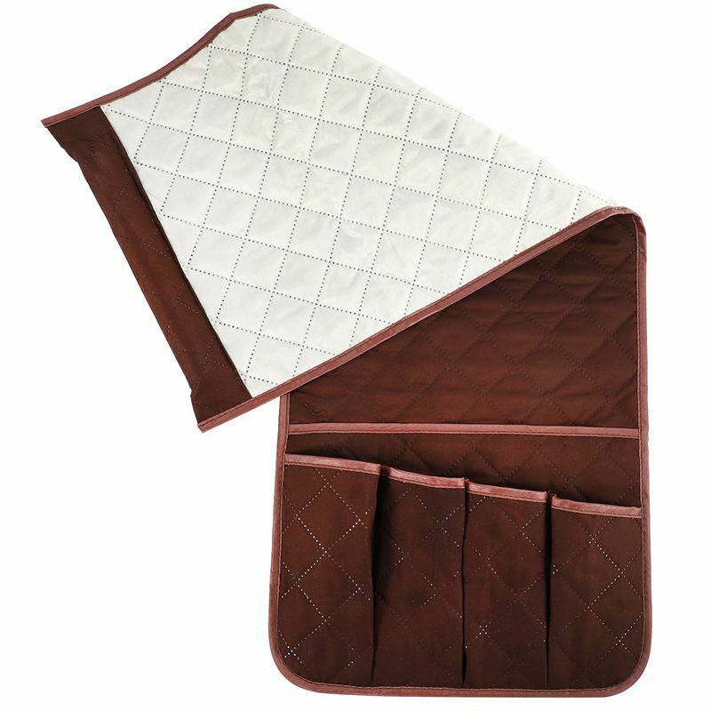 5 Pockets Remote Control Holder, Magazine Rack, Space Saver Organizer, Draped S2