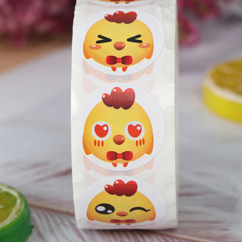 500pcs/roll chicken Thank You Stickers Packaging Stickers stationery stic.l8