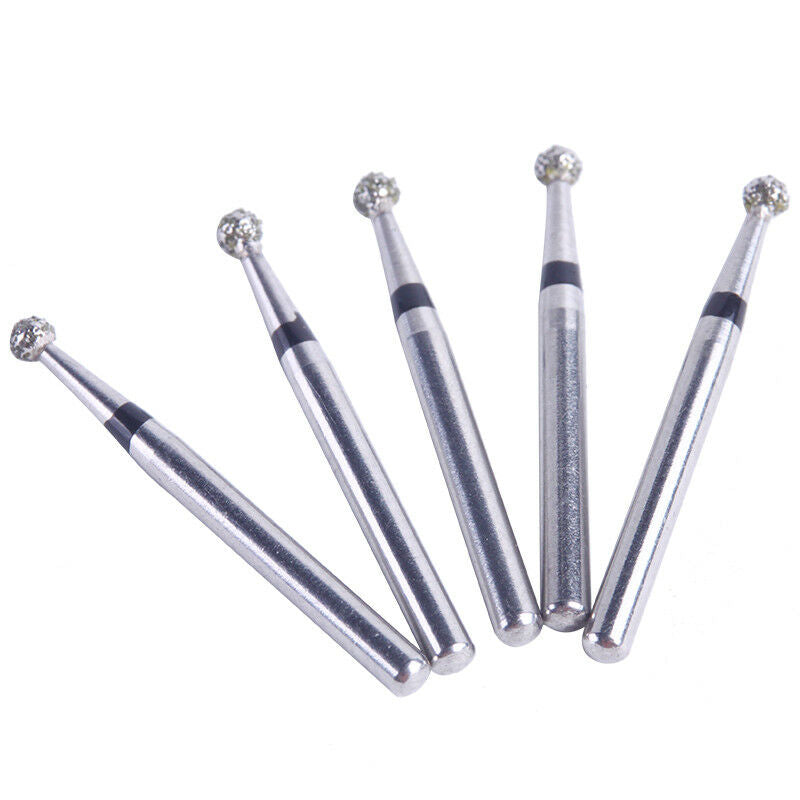 30 X Dental Diamond FG Burs Ball Shape High Speed Handpiece Super Coarse BR-40S