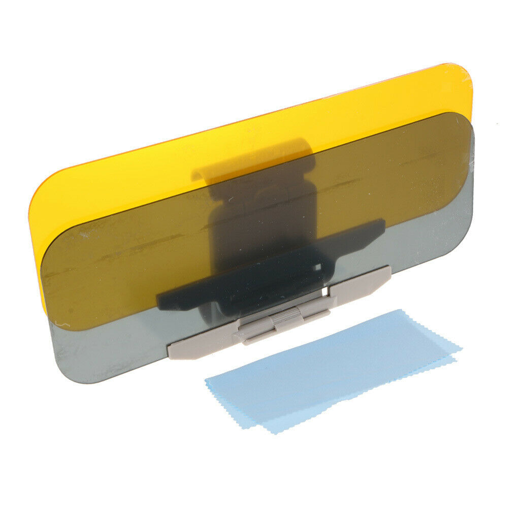 1 Pc. 2 in 1 Car Auto Sun Visor Mirror Anti-glare Day And Night Glasses Eyesight