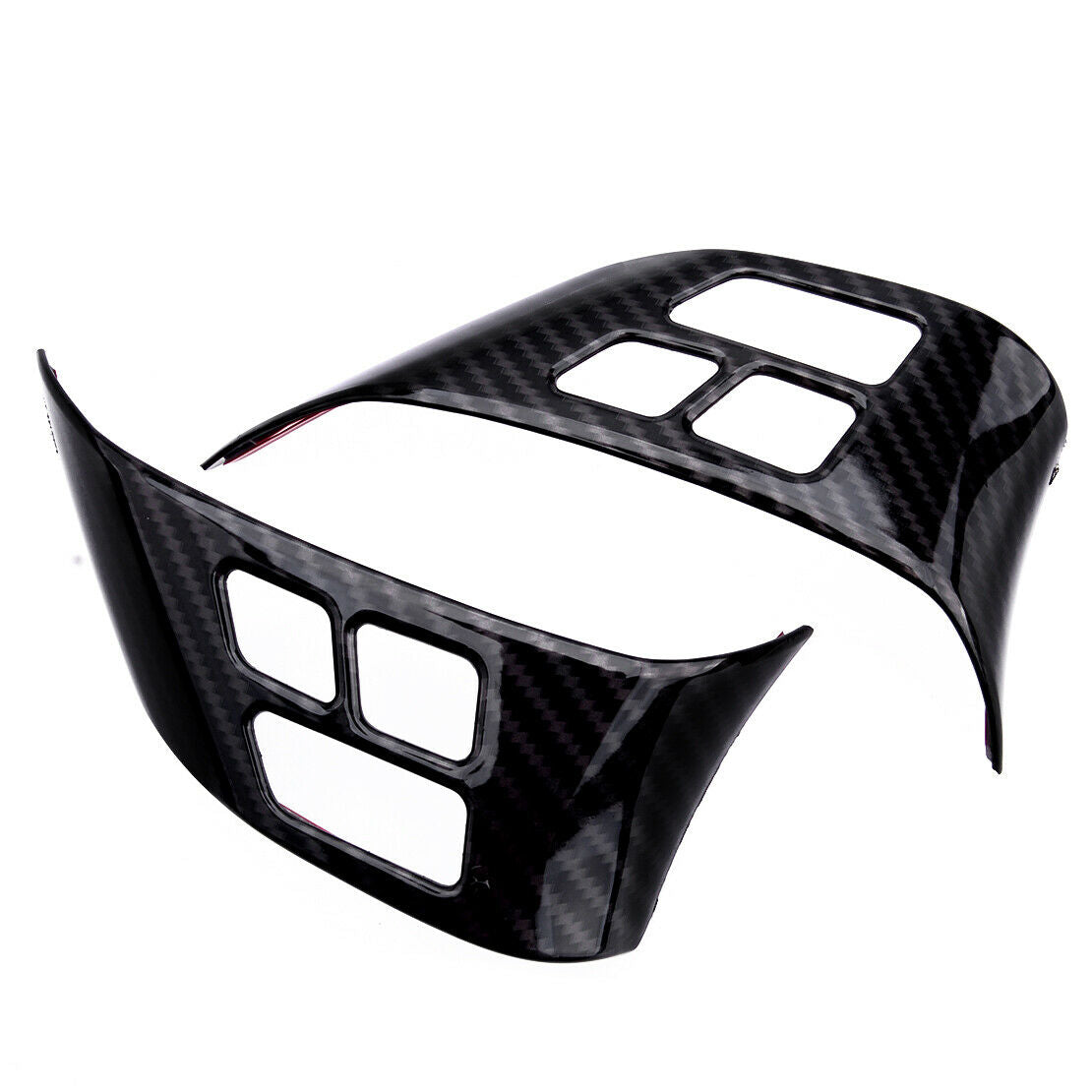 Carbon Fiber Steering Wheel Cover Panel Frame Trim Fits For BMW 3 Series E90 E84