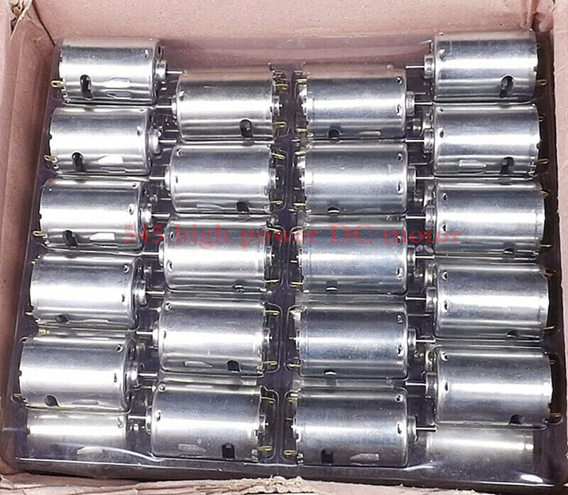 DC 6V 545high-power DC motor forward and reverse high speed with cooling fan