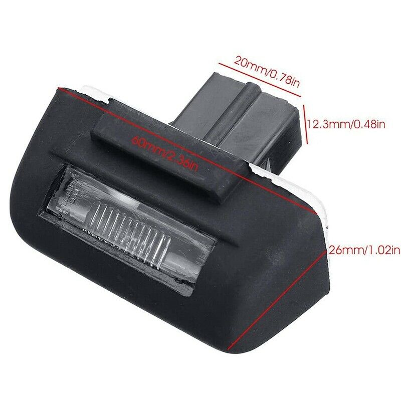 2Pcs Car Number License Plate Light Lamp Fit for Ford Transit MK5 MK6 MK7 4388P5