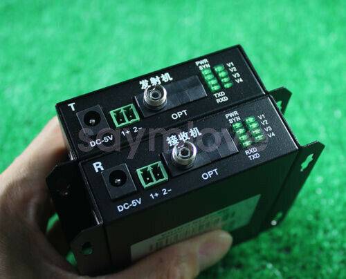 4CH Video Digital Optical Transmitter and Receiver Fiber Media Converter