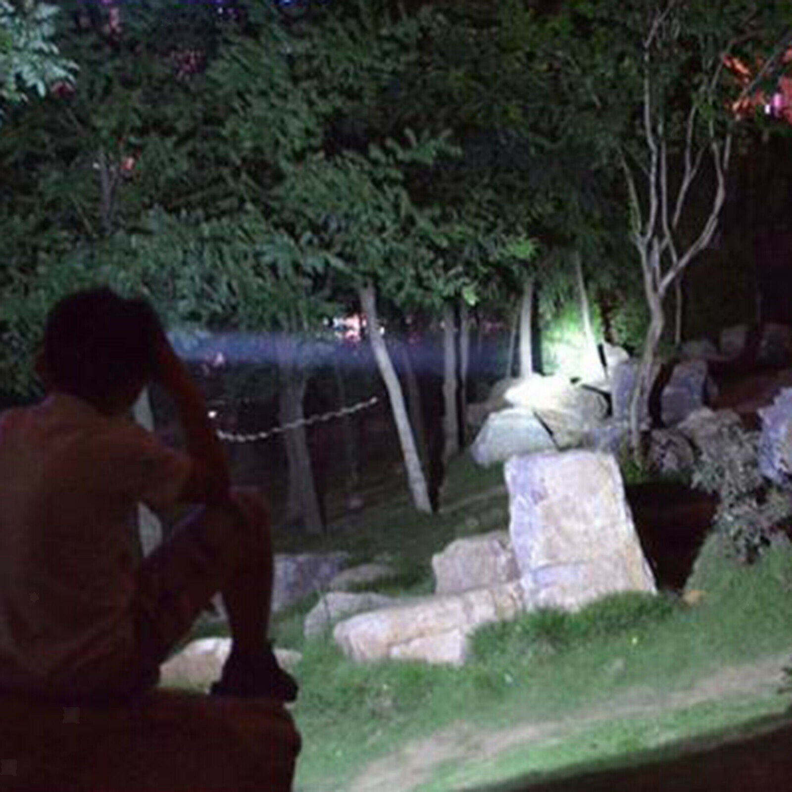 Q5 LED Headlamp Rechargeable Motion Sensor Flashlight Torch Camping Outdoor