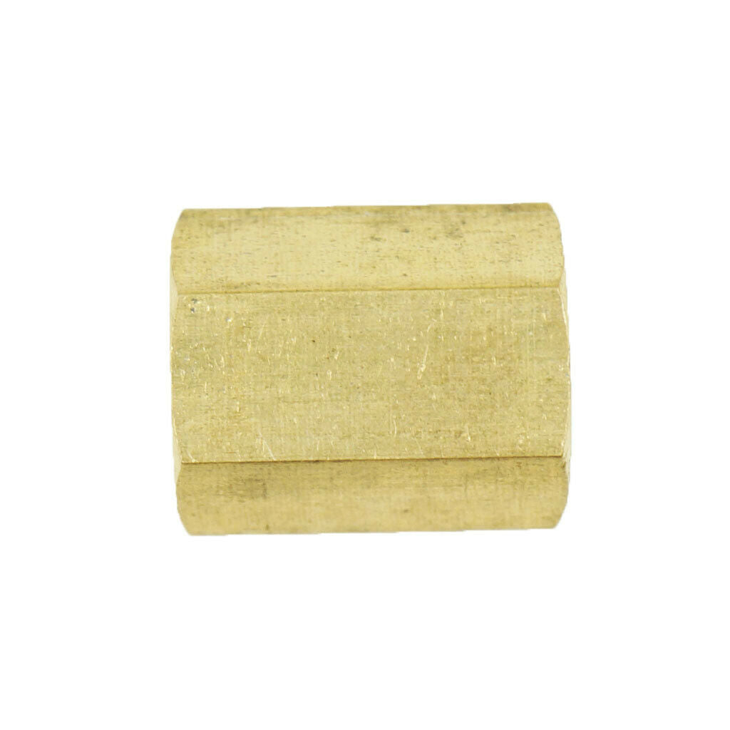 1/2 Inch Brass Barbed Double End Female Threaded Coupler Connector Adapter
