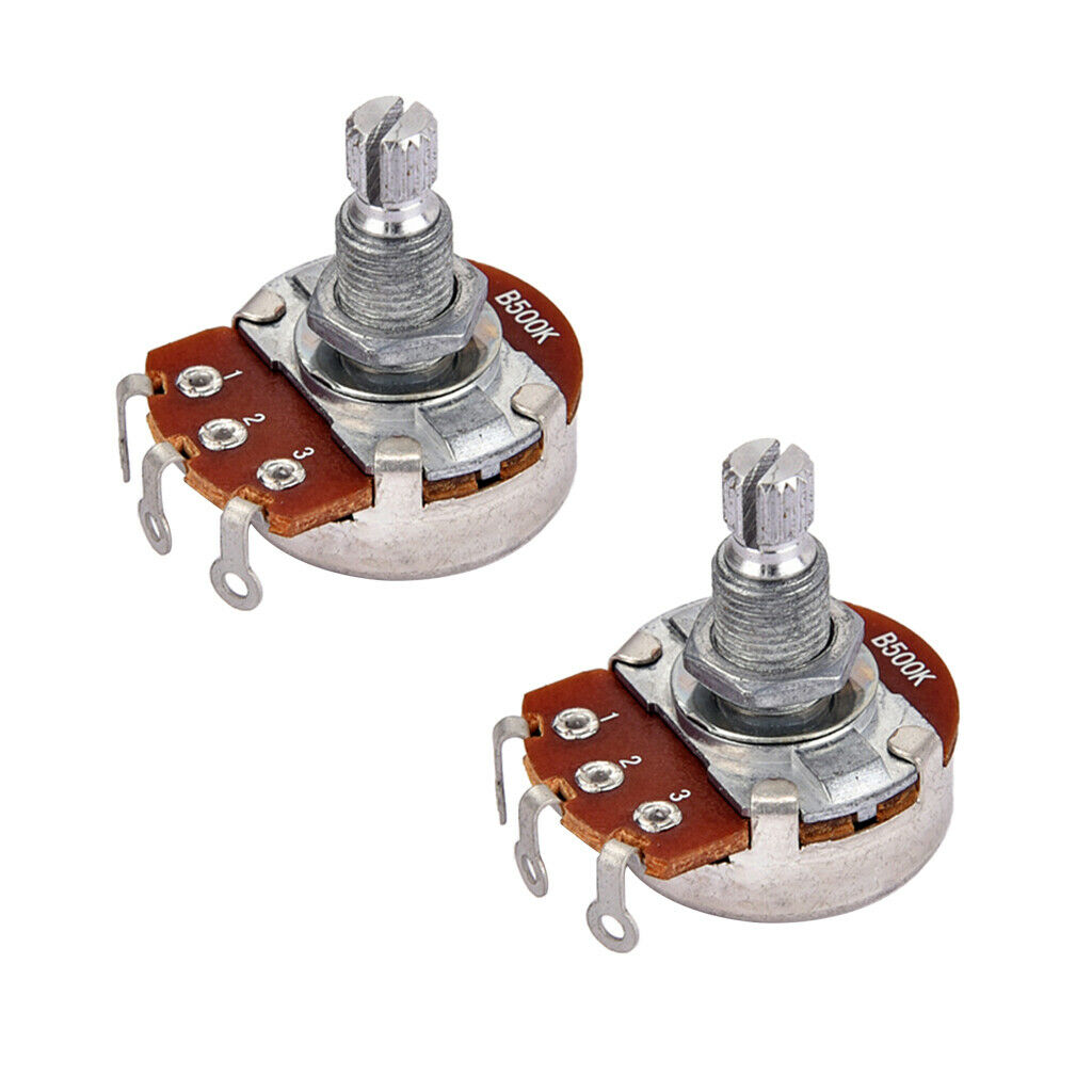 10x B500K Potentiometer For Electric Guitar Push Pull Control Guitar Tone Pot