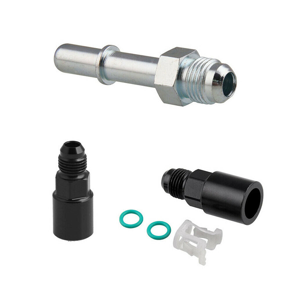 3x 6AN Fuel Rail Line Fitting Adaptor Kit For LS1 Corvette LQ4/LQ9 Truck Rails