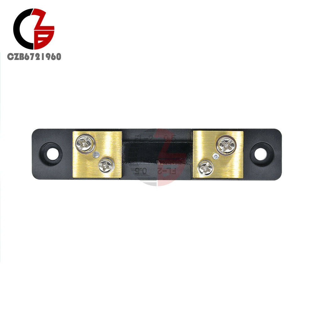 FL-2 Shunt 75mV 30A DC Current Shunt Resistor for Amp Meter Panel Meter Ammeter