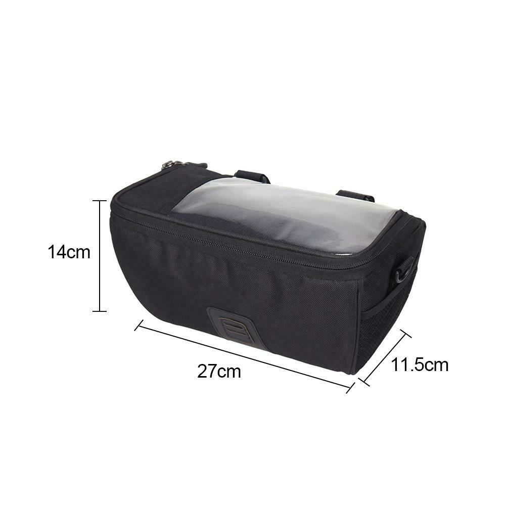 Universal Cycling Bicycle Bike Front Handlebar Storage Bag Phone Holder Pouch