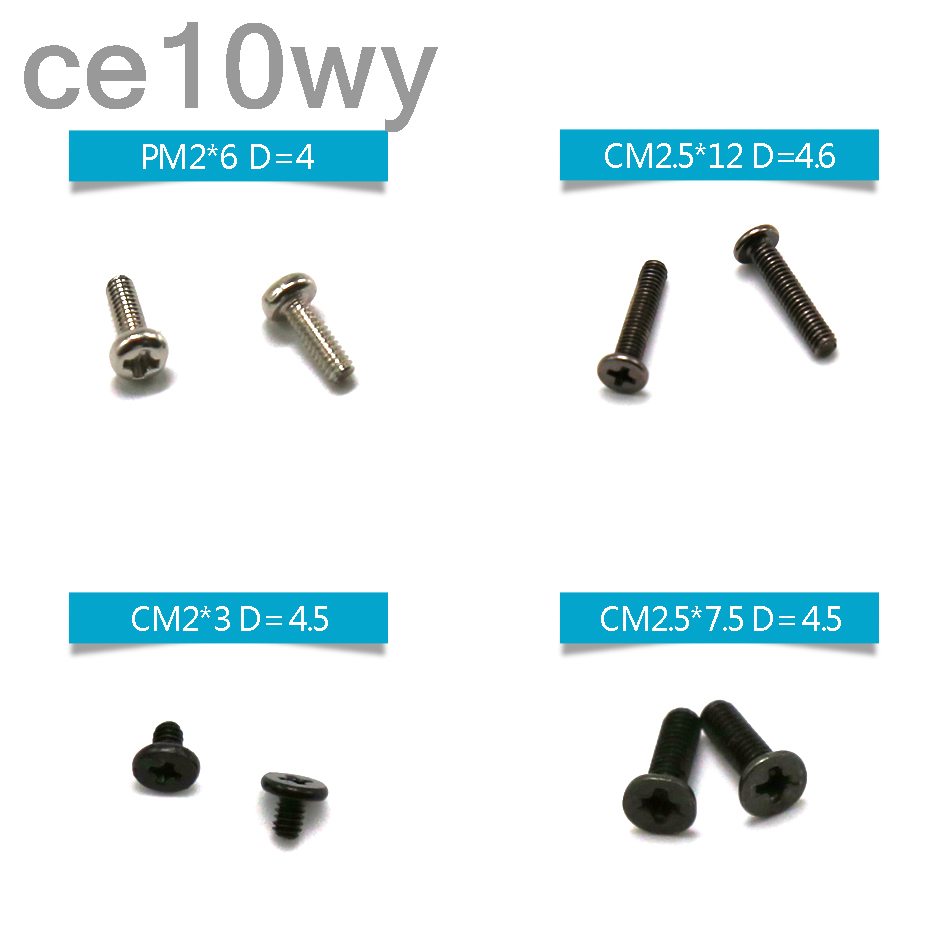 320pcs M2/M2.5/M3 Machine Screws Set for Laptop/Hard Disk/Keyboard/Phone/PC