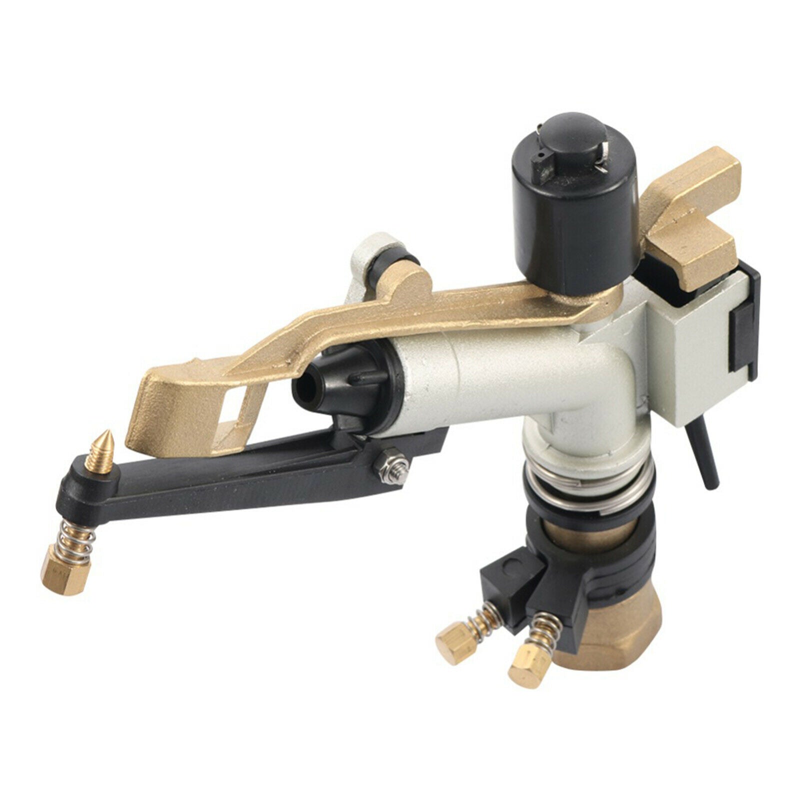 G1" BSP Female Thread Irrigation Sprinkler Rotating Garden Water Sprayer Gun