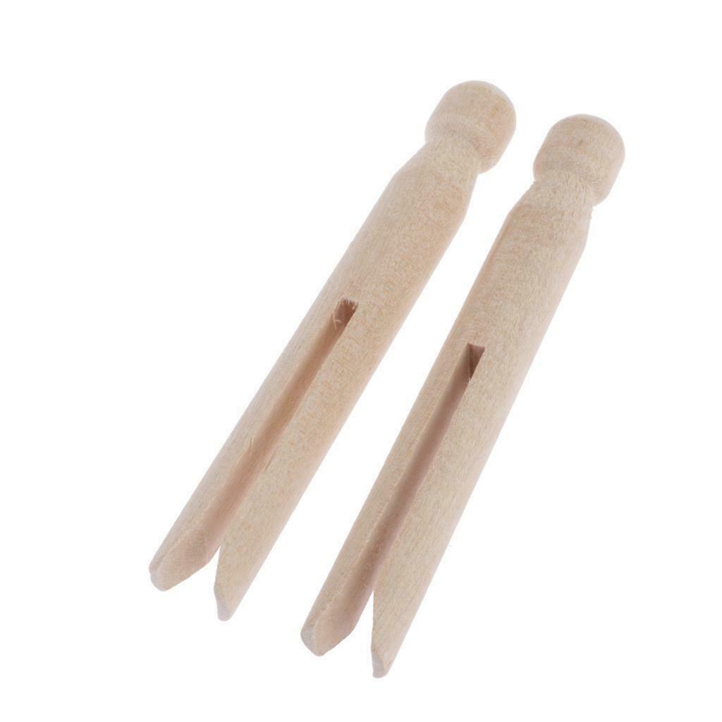10 Pieces Unfinished Wooden Spools Thread Bobbins Cord Wire Coils Sewing Notions