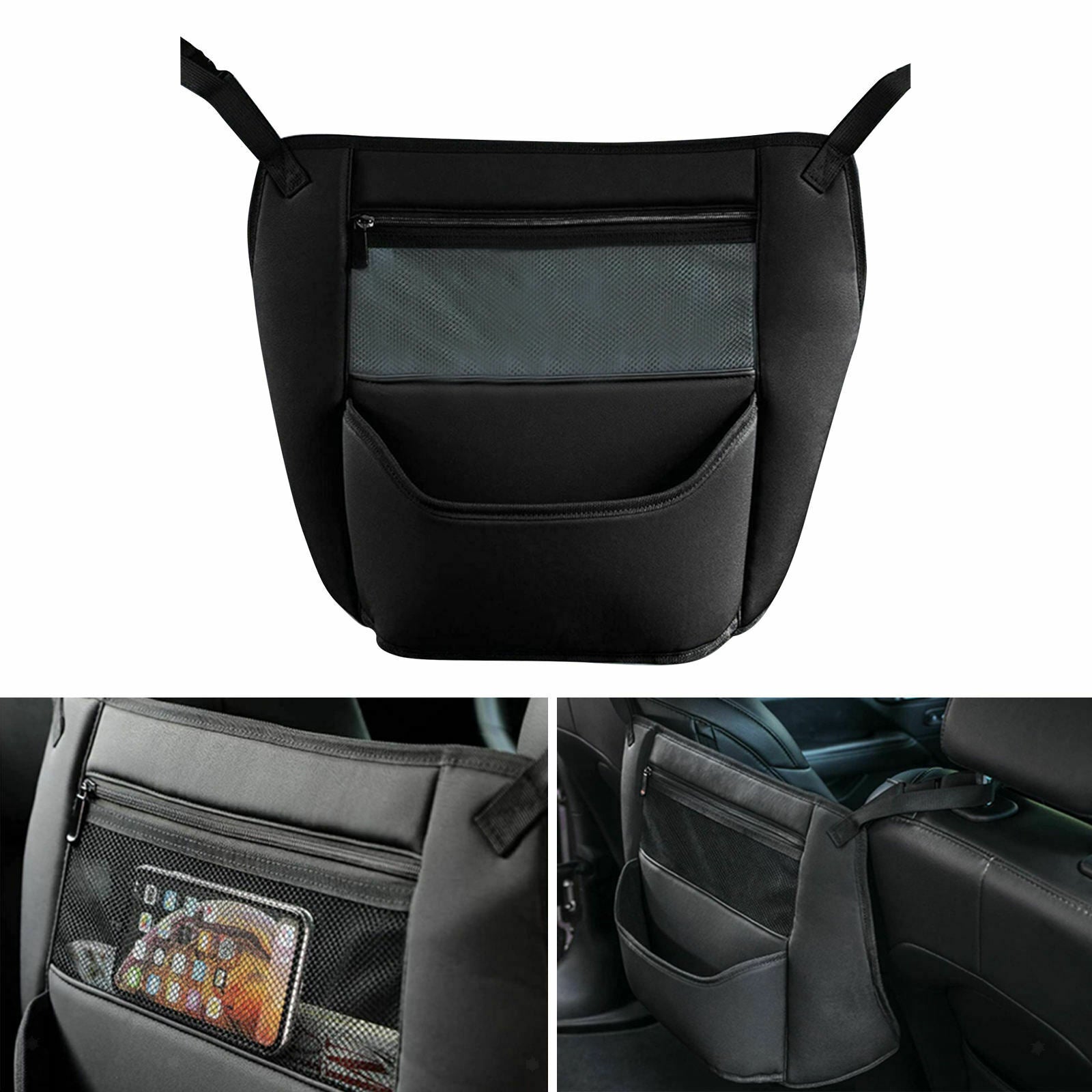 Universal Car Organizer Laptop Purse Between Front Seat for Drinks Holder