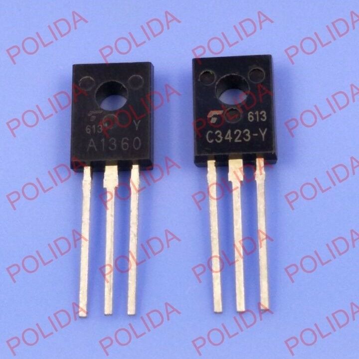 5PAIR or 10PCS TOSHIBA TO126 2SA1360-Y/2SC3423-Y 2SA1360/2SC3423 A1360-Y/C3423-Y
