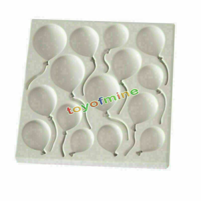 Balloons Silicone Fondant Cake Decorating Sugarcraft Chocolate Mold Baking Tool