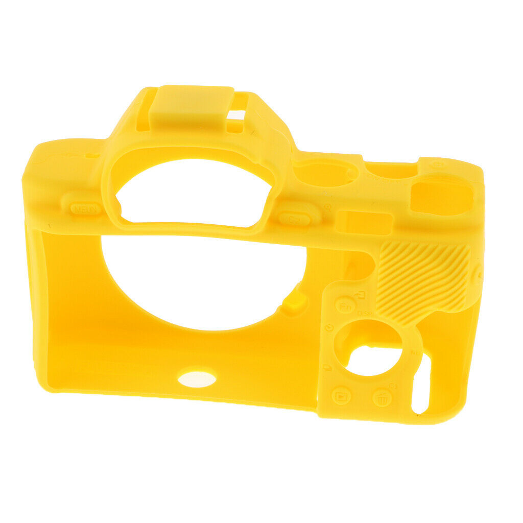 Soft Case for Sony A7R A7M A7 Silicone Cover Dustproof Housing Skin Yellow