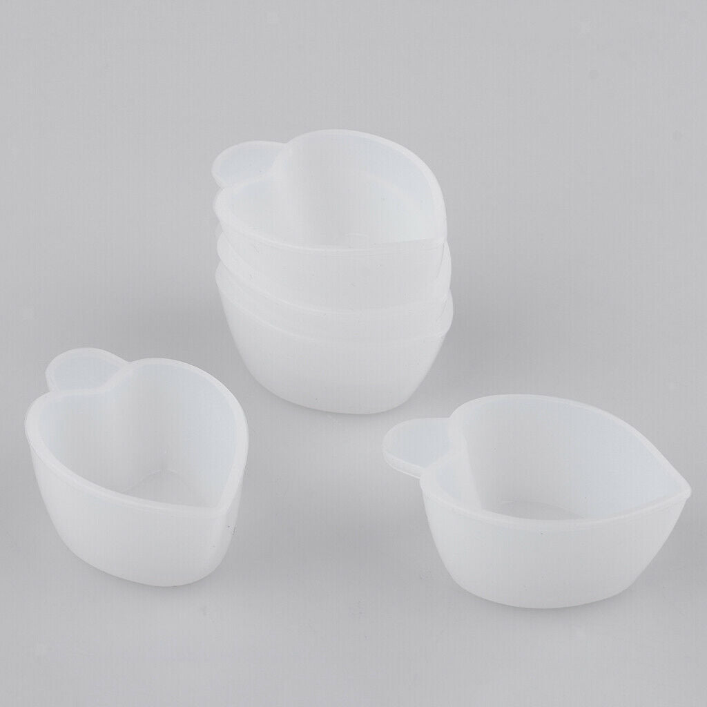 5x Silicone Dispensing Mixing Cup Reusable Glue Handmade Casting Tools