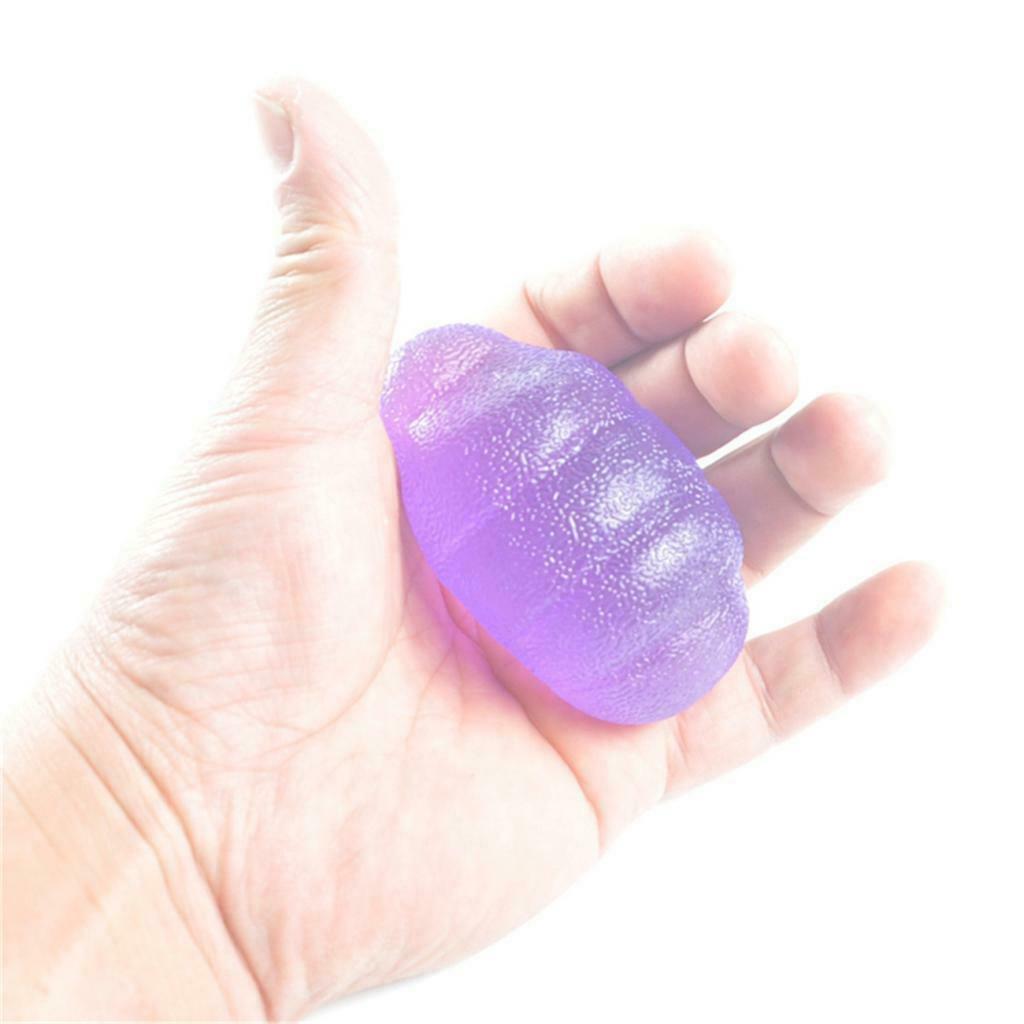 2x Silicone Finger Exerciser Hand Gripper Strengthener Exercise Squeeze Ball
