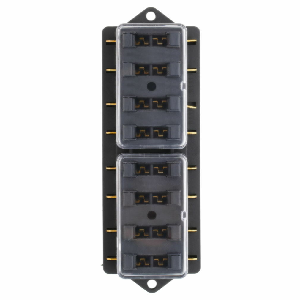Fulseholder Mini 8 Way Blade Fuse Holder Block Box Audio Electronics Part 12V