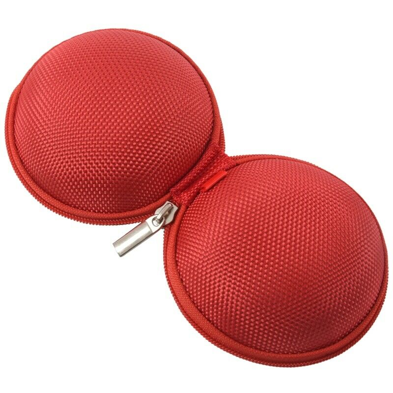 Carrying Hard Case Bag for Earphone Headphone iPod MP3 red G1U2U2