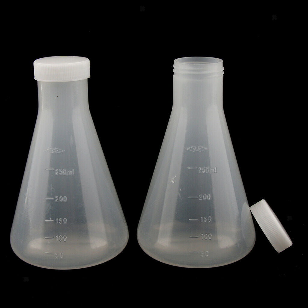 Plastic Narrow Mouth Conical Bottle with Narrow Mouth 2ml 250ml Lab