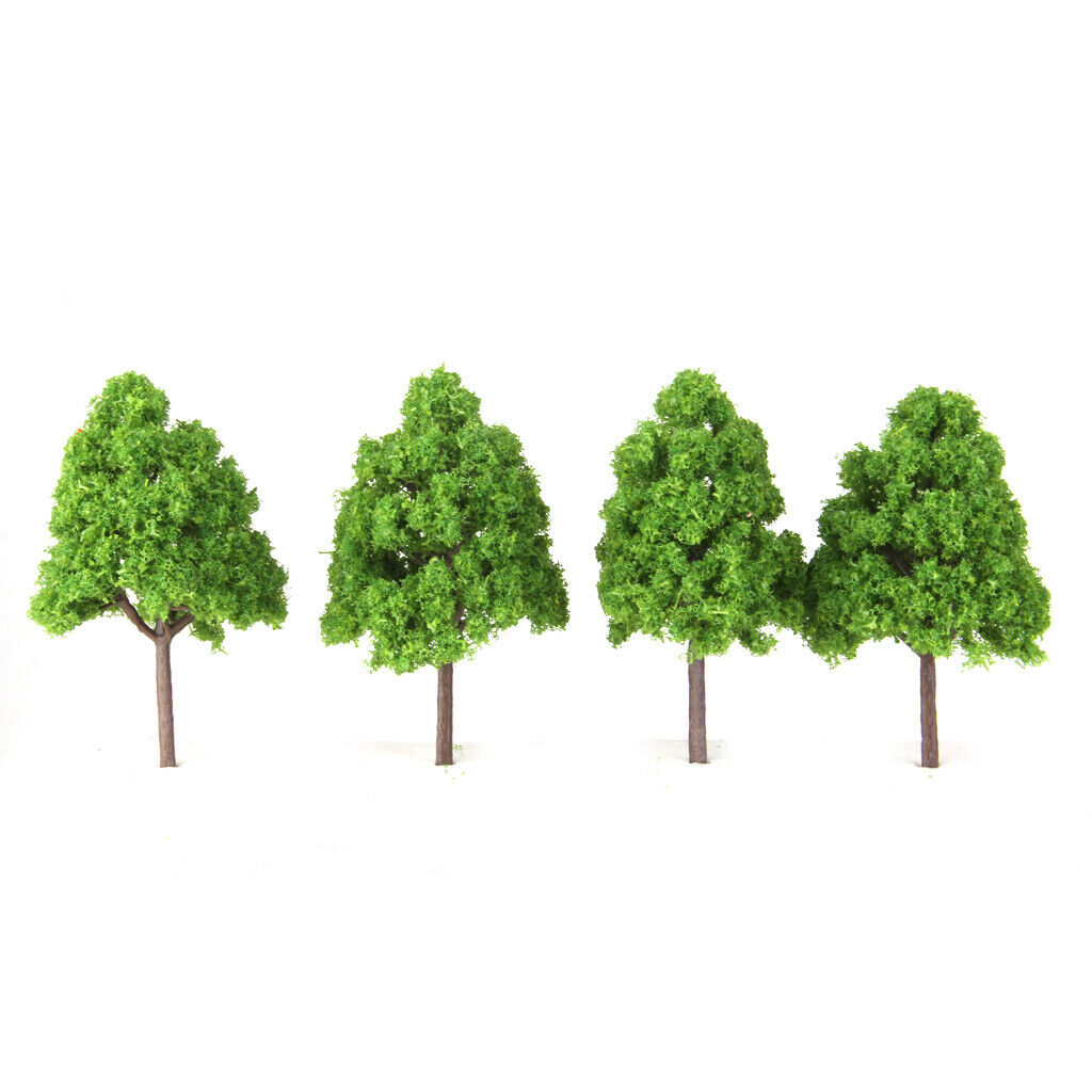 50x 1/150 Scale  Cypress Tree Models for Modeling Landscaping Layout Diorama
