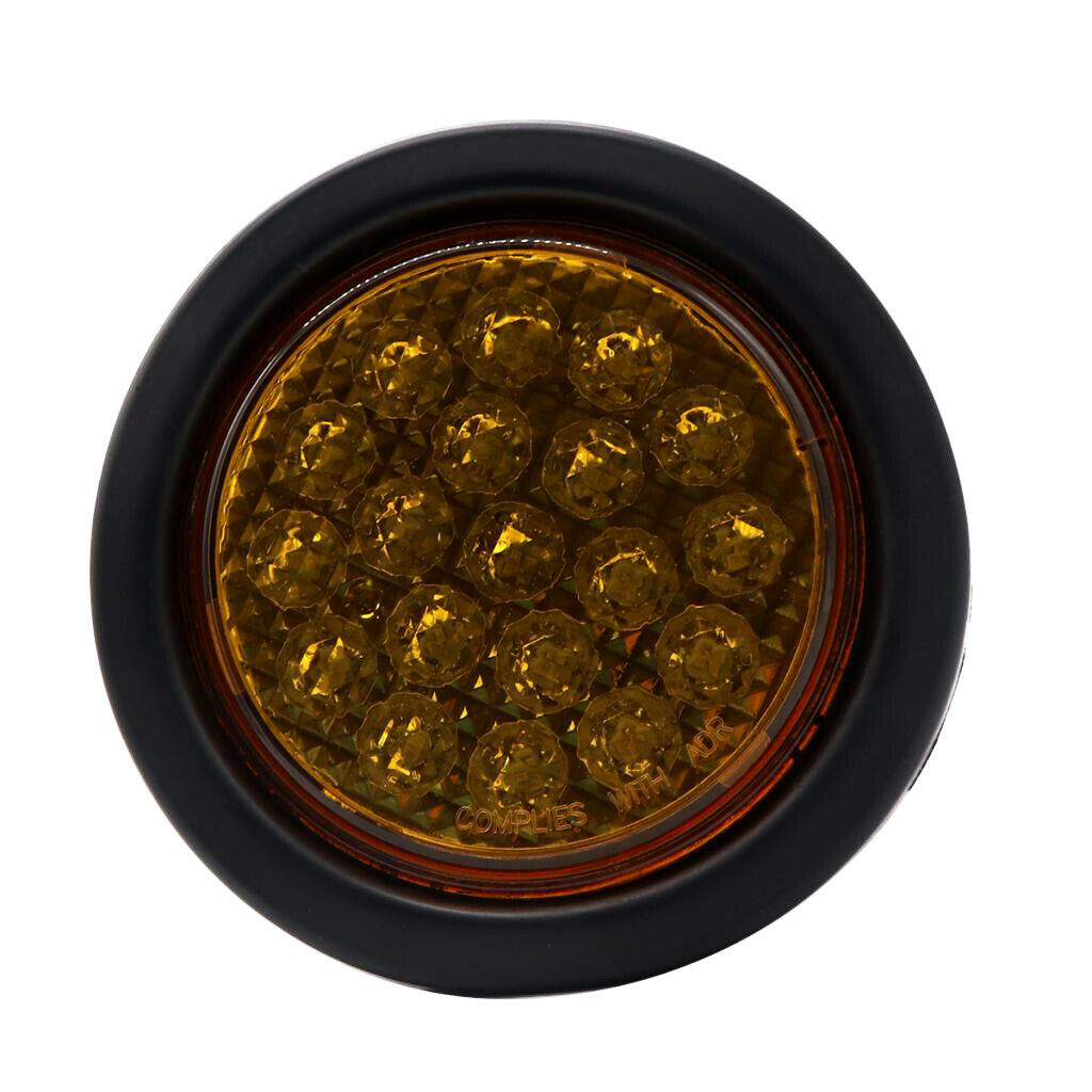 10-30V 19 LED Car Truck Trailer Taillight Turn Signal Light (Yellow Light)