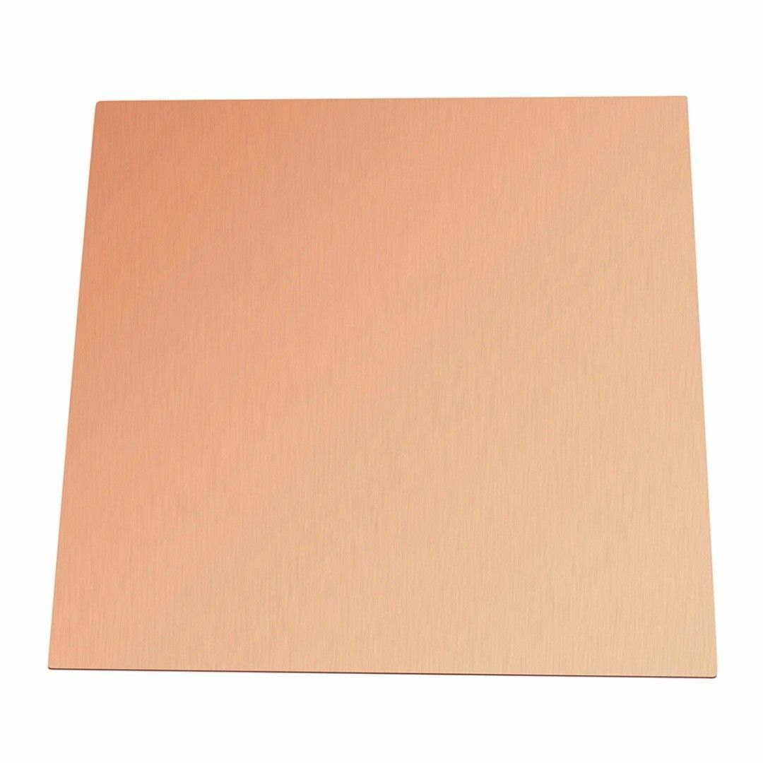 99.9% Pure Copper Cu Sheet Thin Metal Foil Sheet 100x100x0.5mm