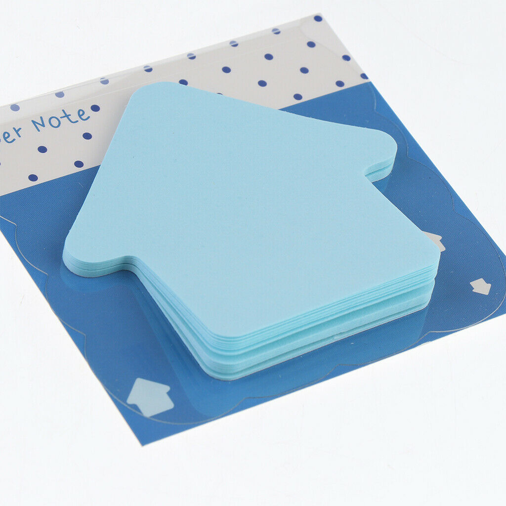 1Pcs Sticky Marker Pads Office Supplies Blue Self-Adhesive Stick Notes Memo Pads