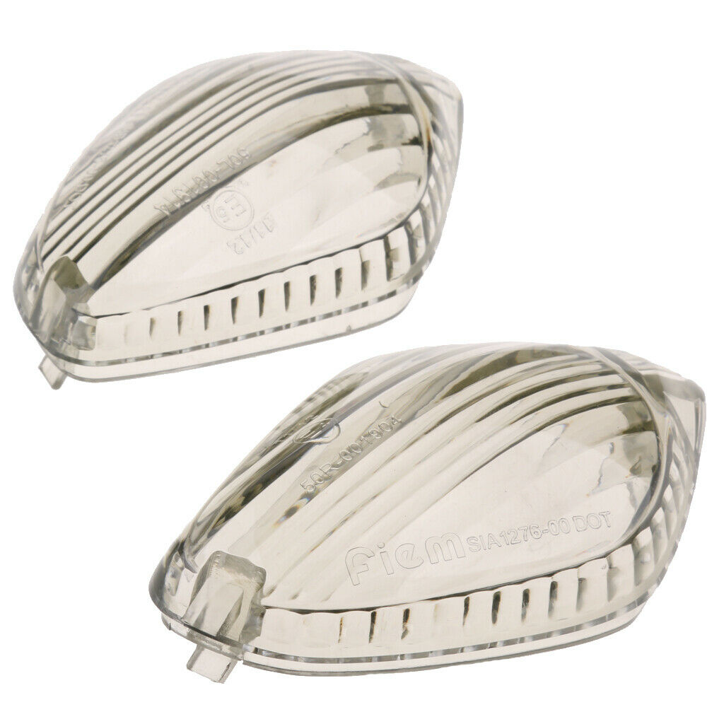 90x50x20mm 4pcs Motorbike Turning Indicator Lens For  Grey