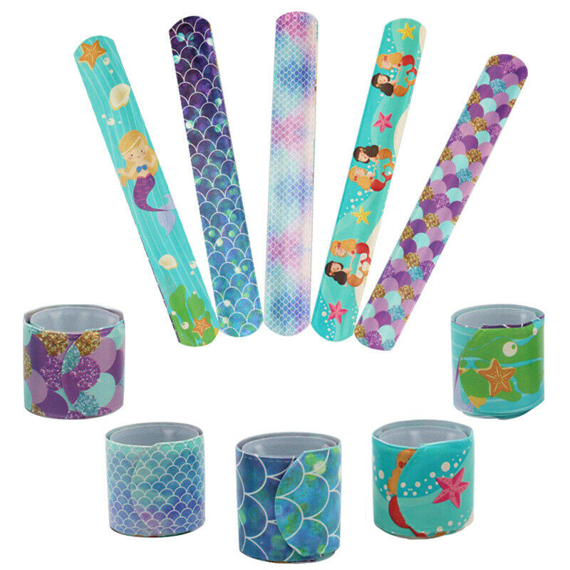 4Pcs Little Mermaid Theme Party Clap Circle Toys Birthday Decor Girl Part.l8