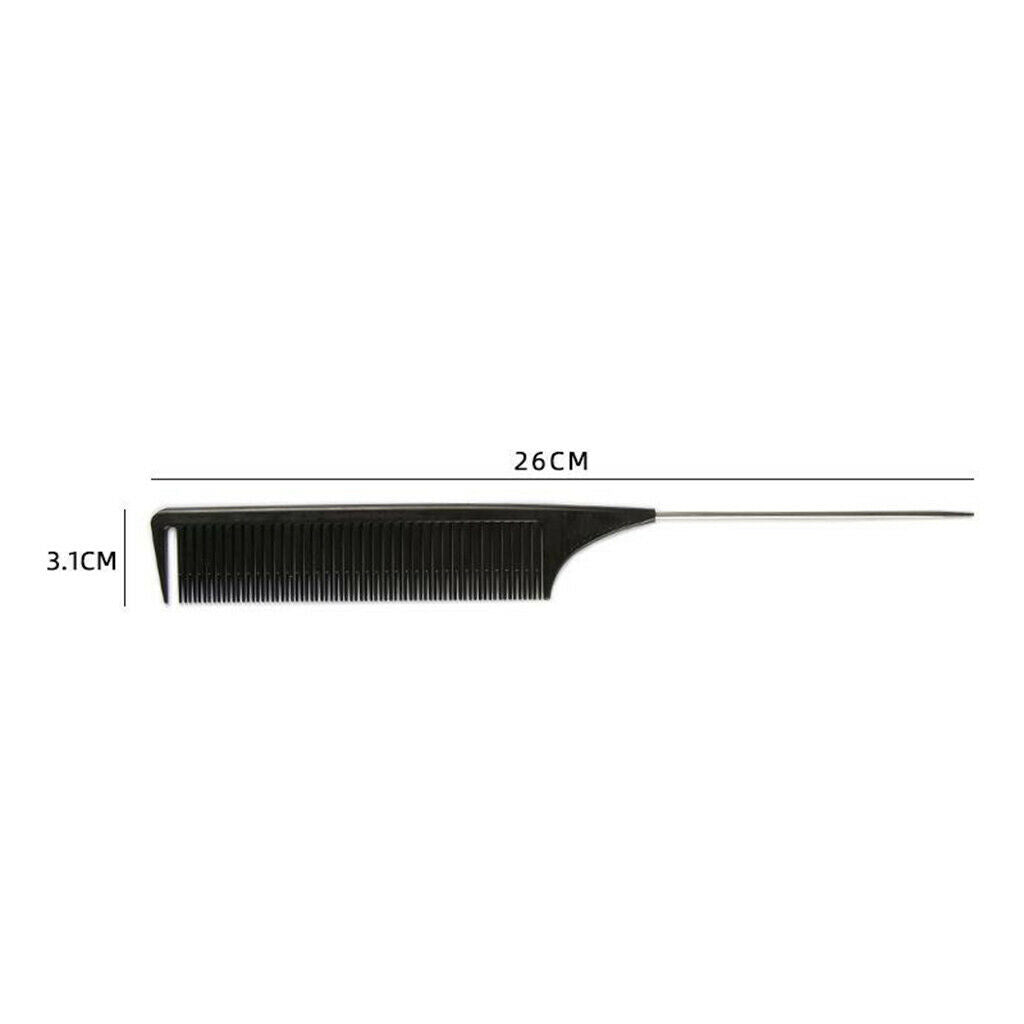 Pro ABS Sectioning Weaving Highlighting Foiling Hair Comb Combs Pin Tail