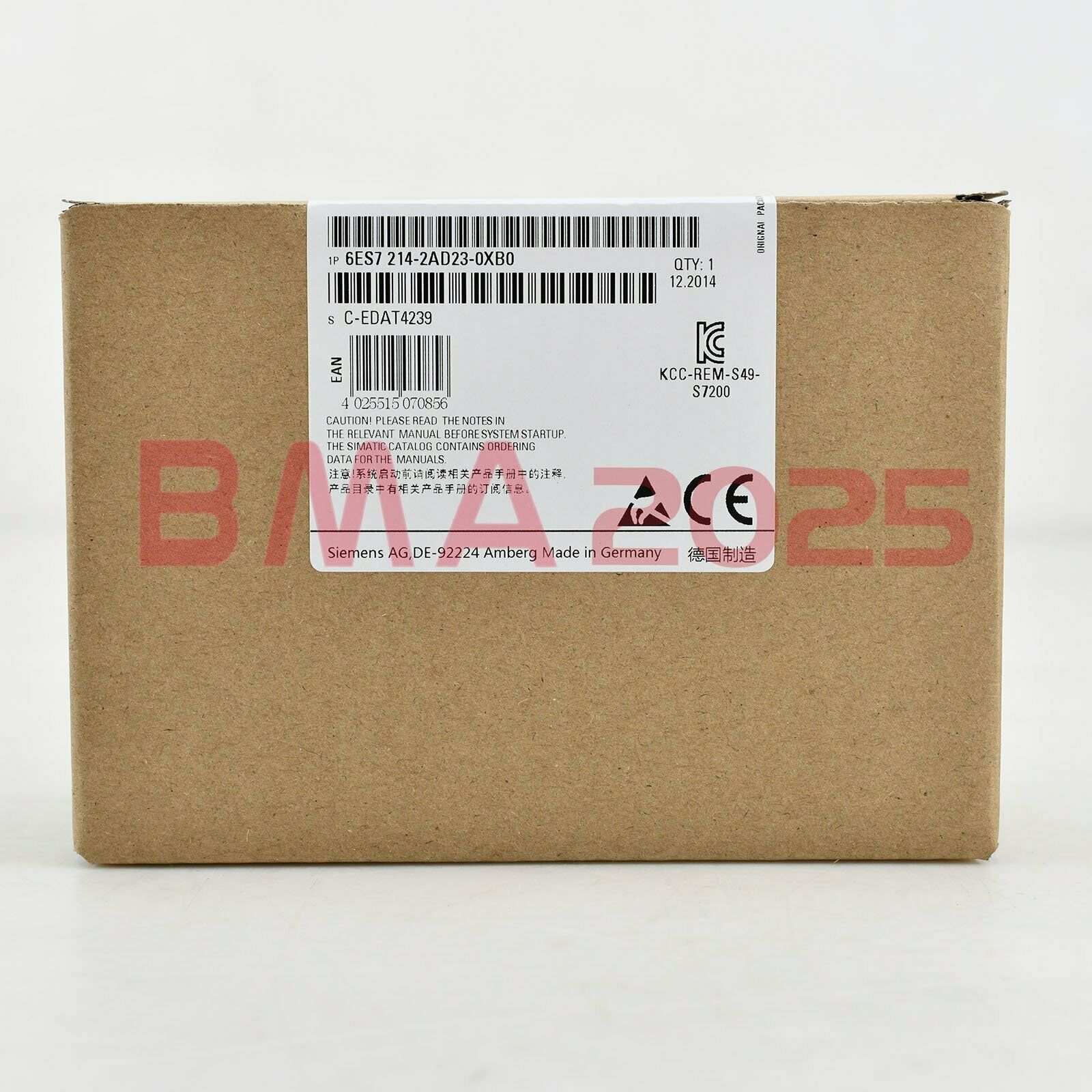 New 6ES7 214-2AD23-0XB0 6ES7214-2AD23-0XB0 1 year warranty free Ship SM9T