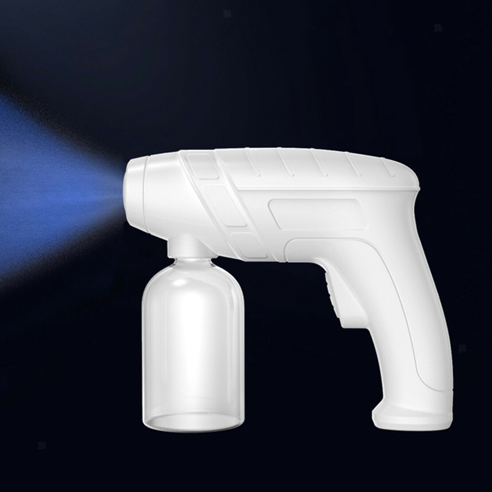 2x Portable 10W Nanos Steam Sprayer Blue Lights USB Rechargable for Home Bedroom