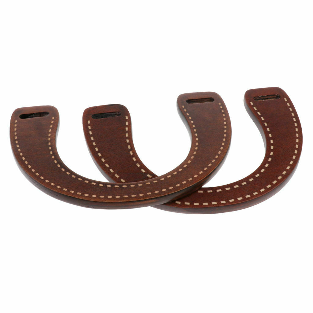 2pack U Shape Wooden Purse Handle Wooden Bag Handle Replacement Handbag Bag