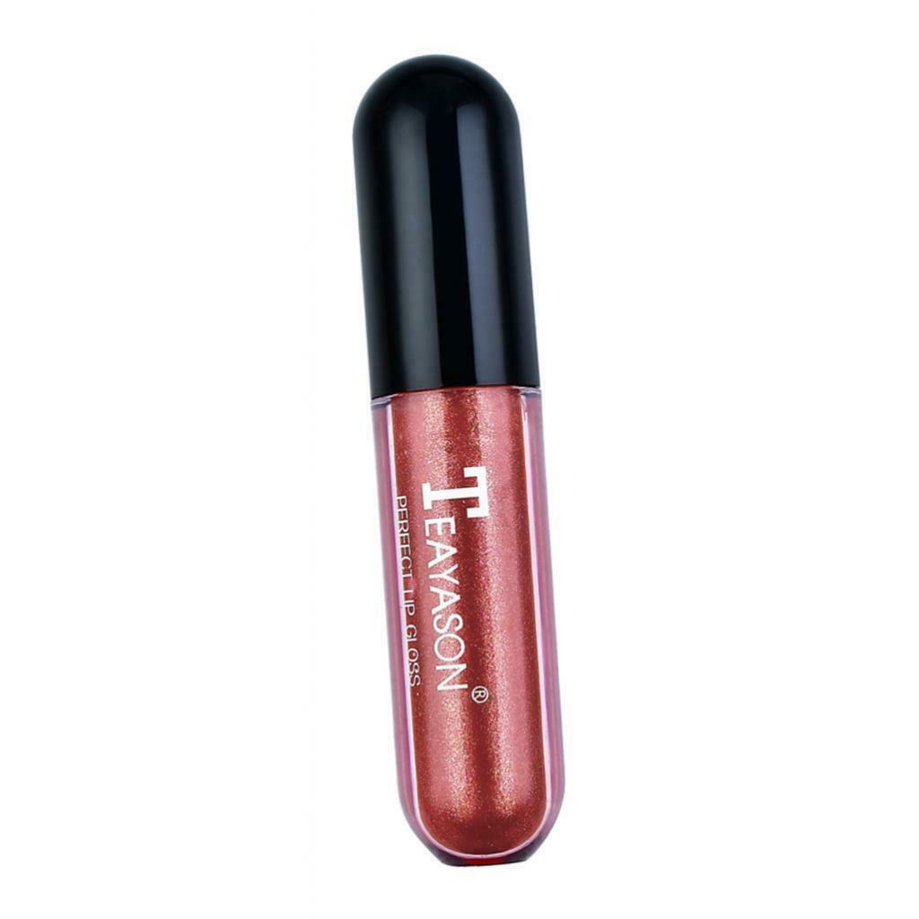 Women Girls Lip Gloss Long Lasting Moisturizing Makeup Glitter Lipstick 08