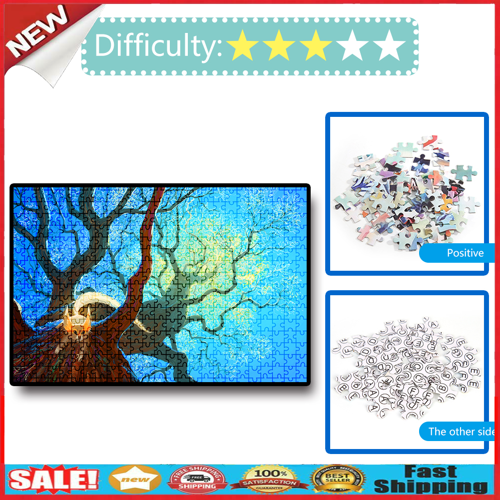 1000pcs DIY Animal on Giant Trees Puzzle Educational Learning Jigsaw Toys @