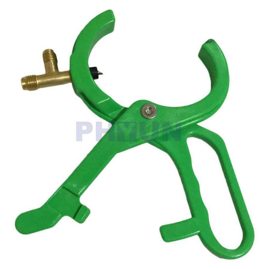 1pc Car A/C Refrigerant Oil Charge Side Can Tap Valve 3-in-1 Tool Bottle Opener