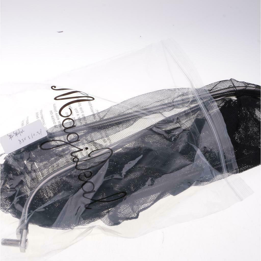 Foldable stainless steel frame fishing landing net