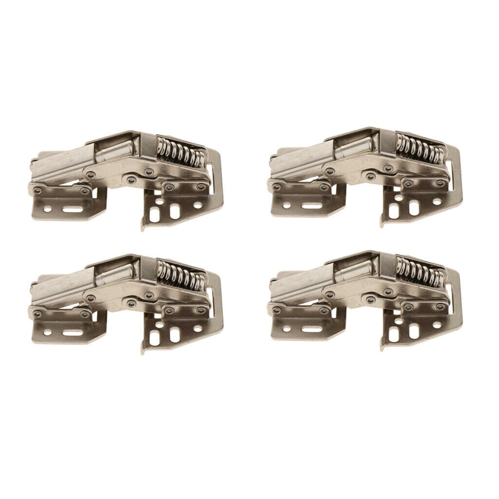 4 Pieces Stainless Steel RV Motorhome Marine Flush Gate Cabinet Door Hinge